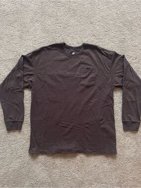 Men’s Large Nike Brown Long-Sleeve Shirt